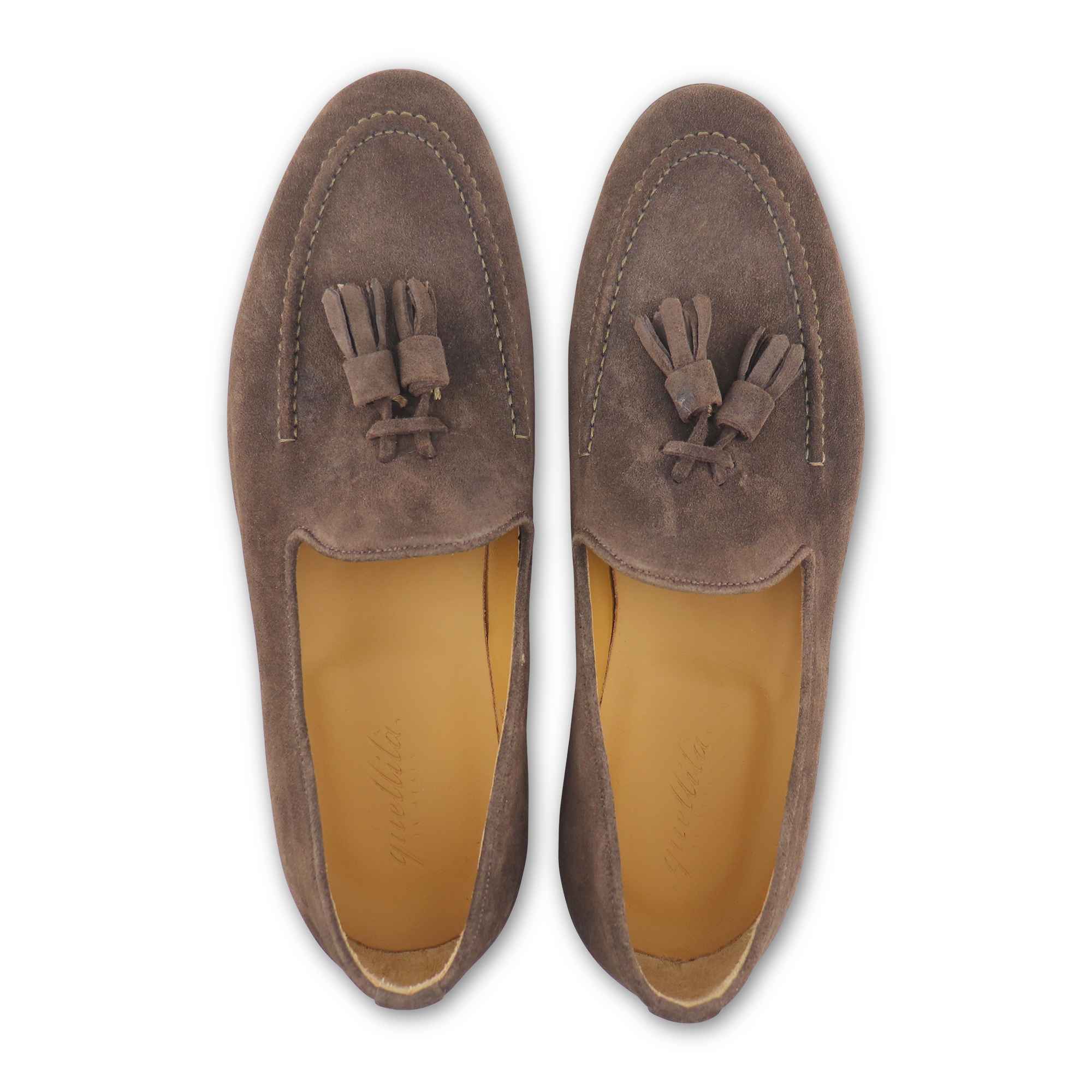 Dark brown suede Bologna