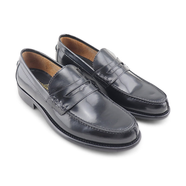 Black abrasive leather college