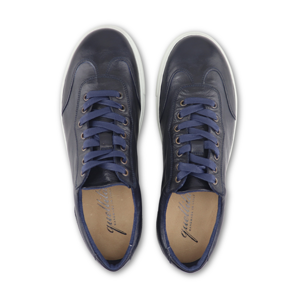 Vibram Sneakers Blue Leather