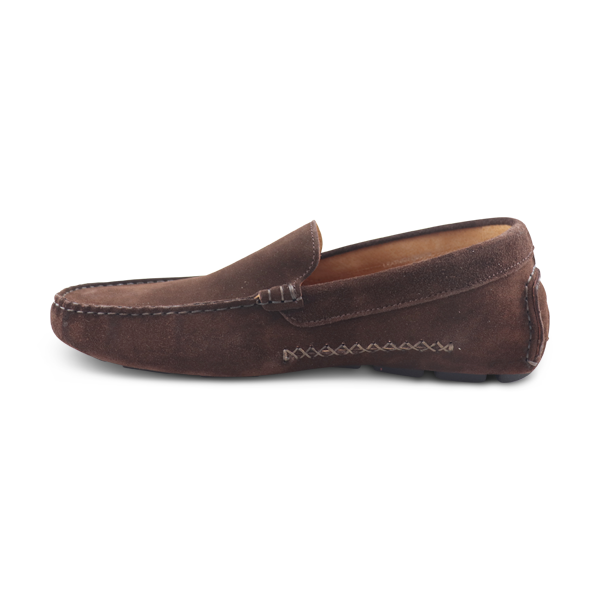 Vibram moccasins suede dark brown