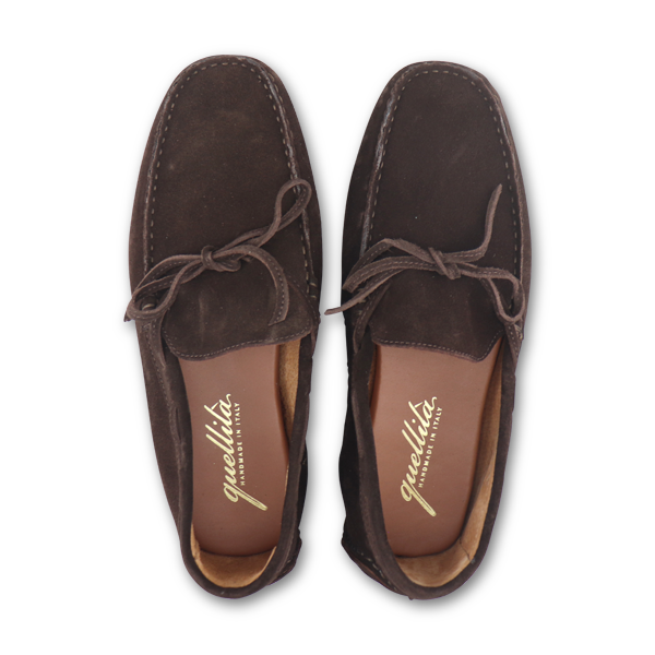 Mocassini Vibram camoscio moro