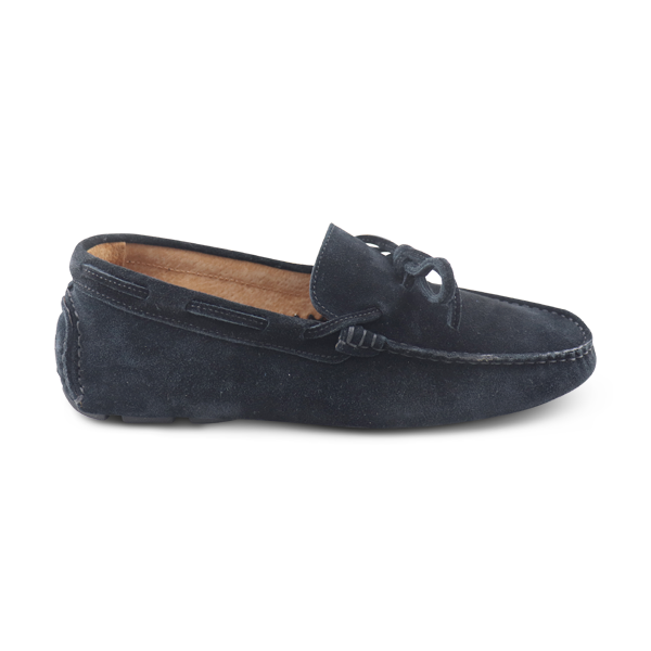 Vibram black suede moccasins