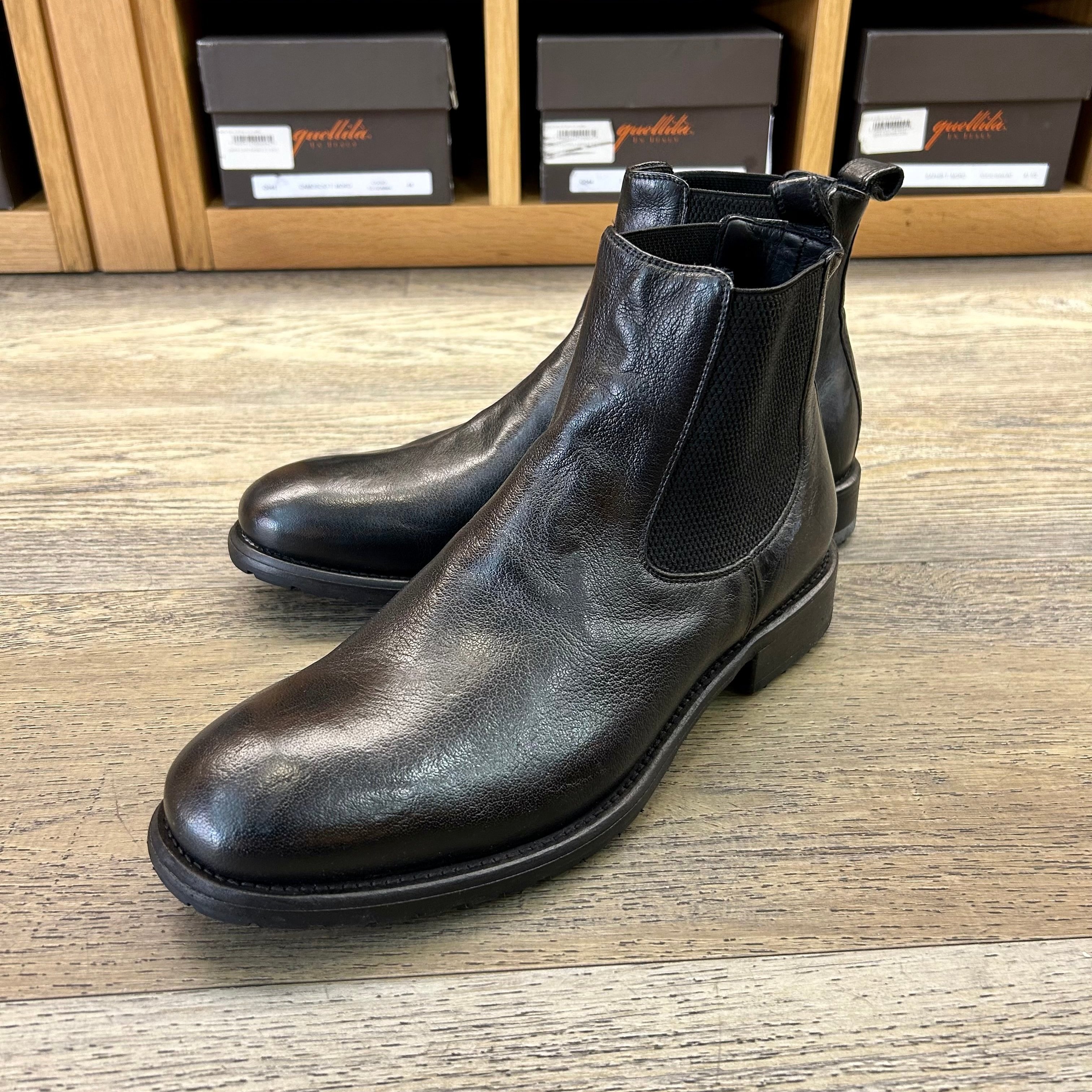 Black Buffalo Leather Beatles