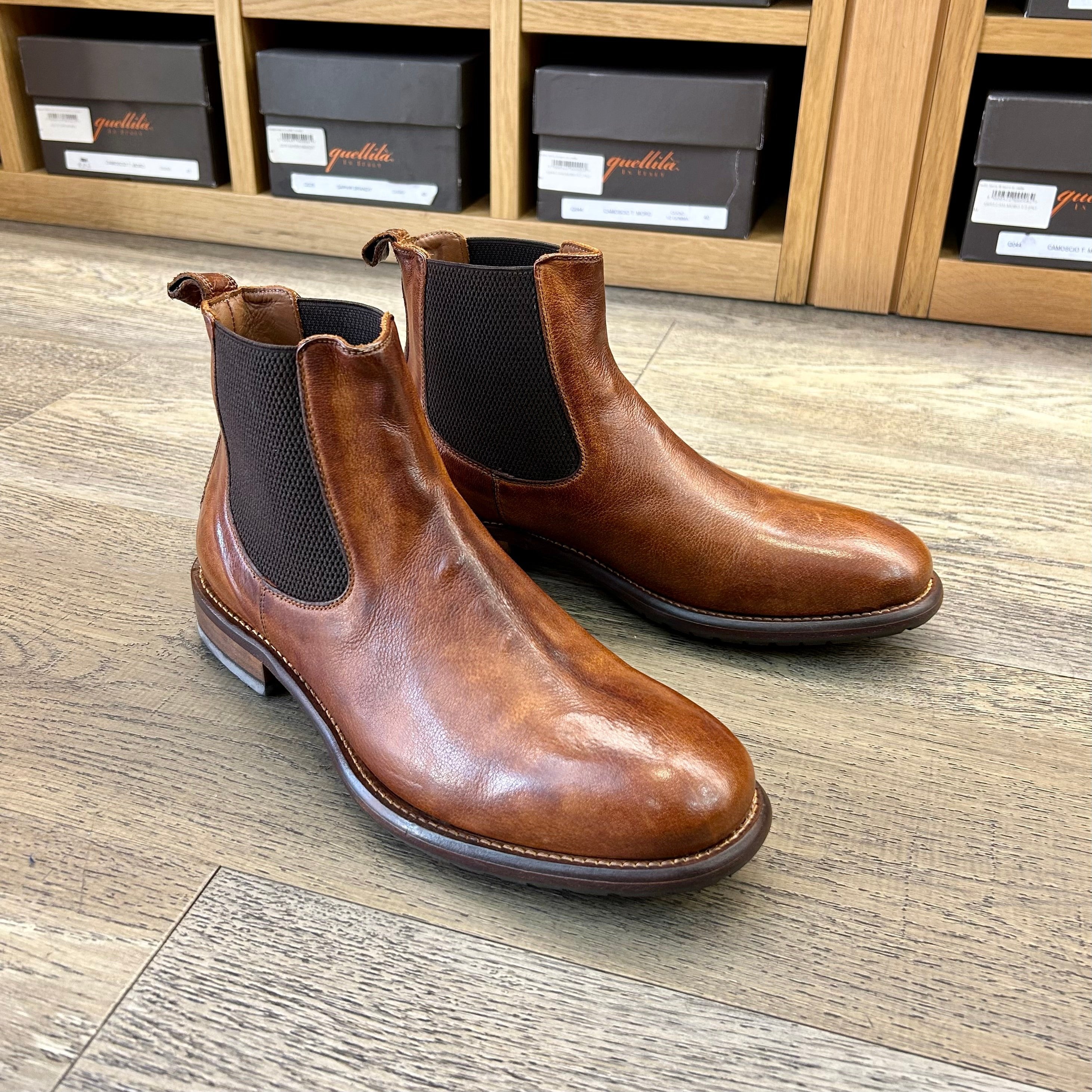 Beatles in buffalo leather