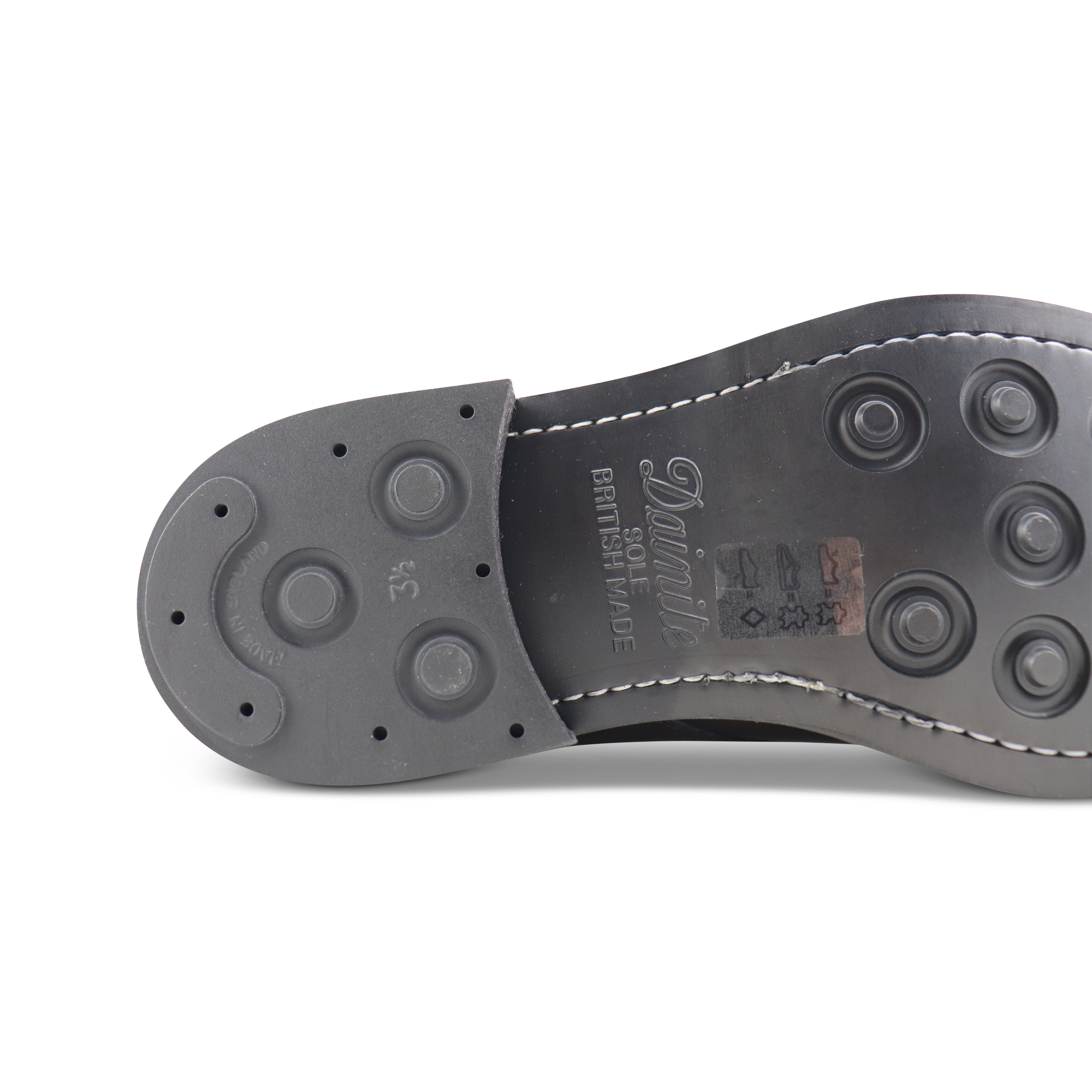 Dainite ankle boot in dark brown leather