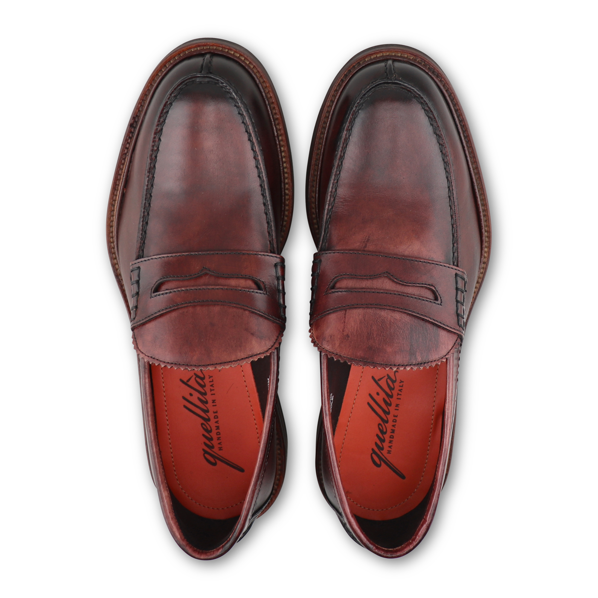 College burgundy leather