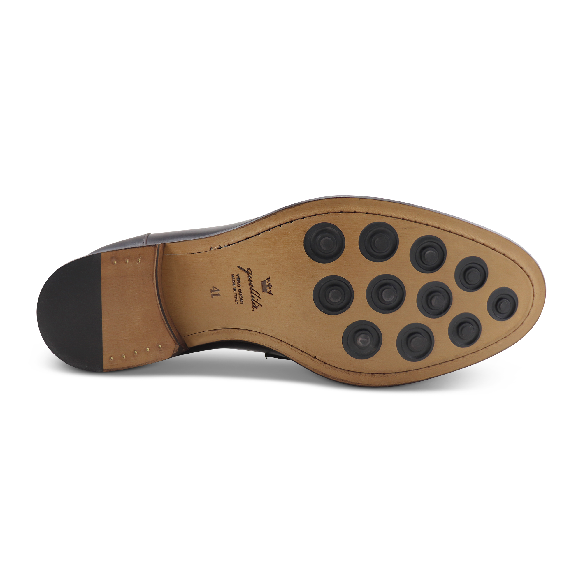 Chocolate leather loafers