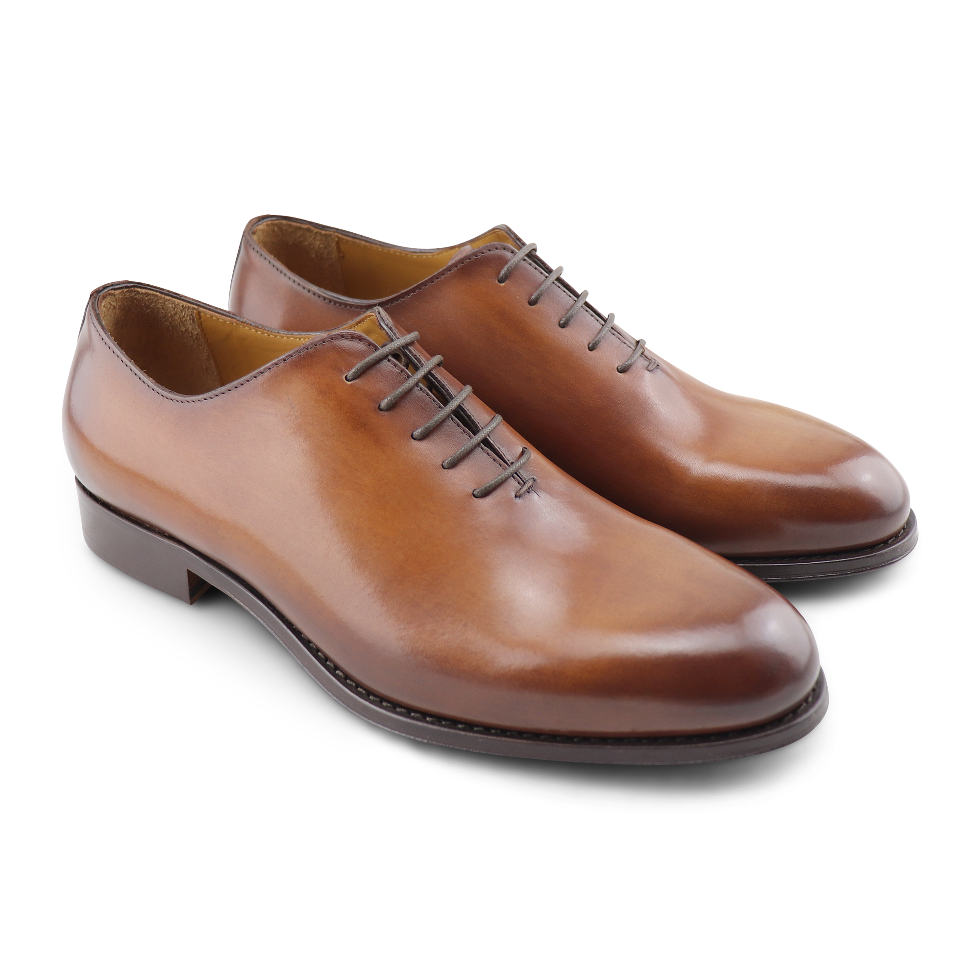 Brisee leather brogue