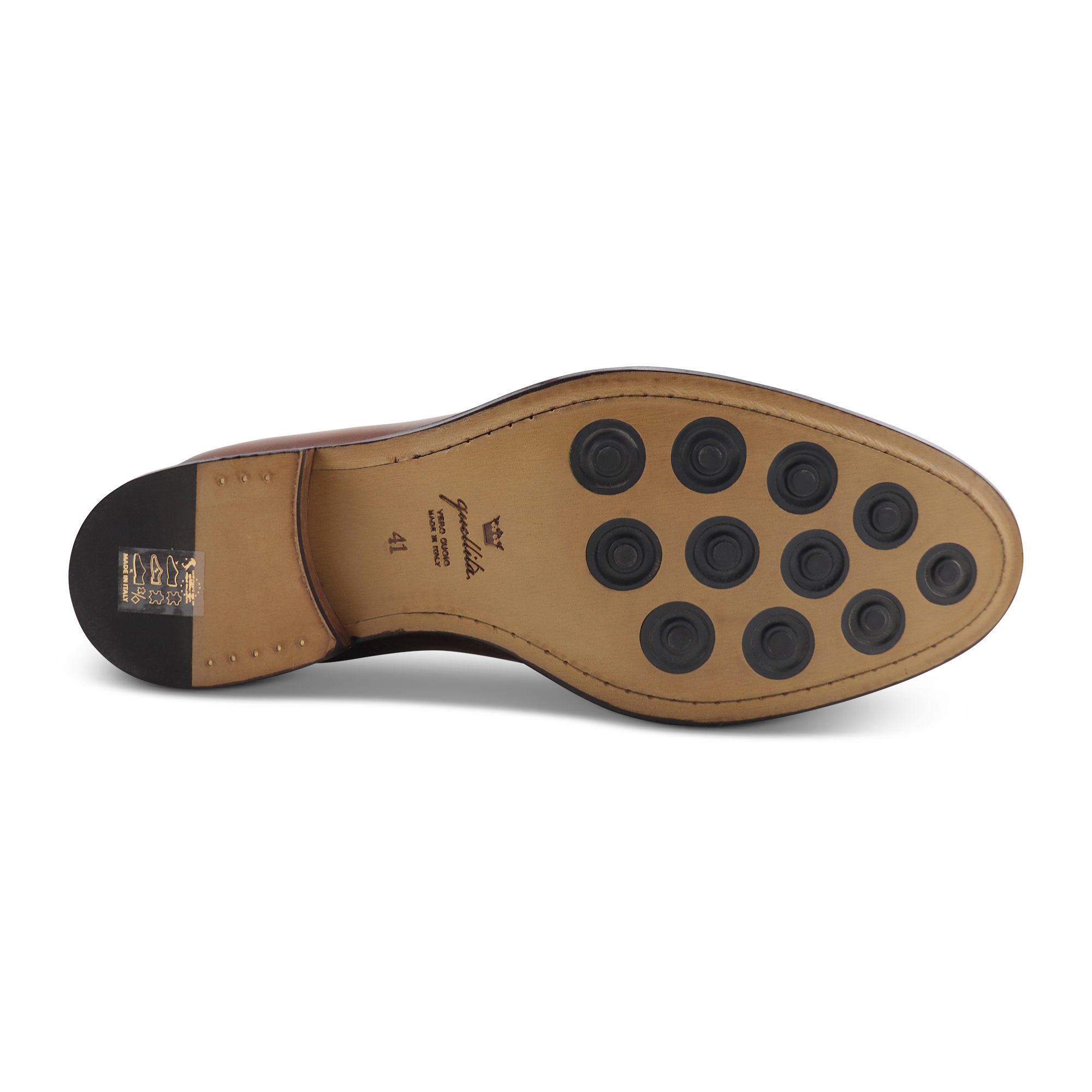 Brisee leather brogue