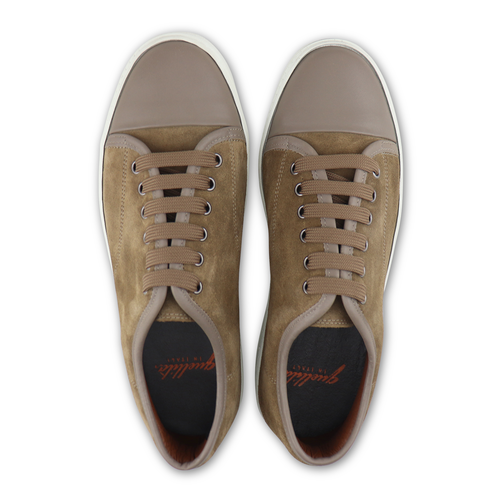 Dove gray suede sneakers