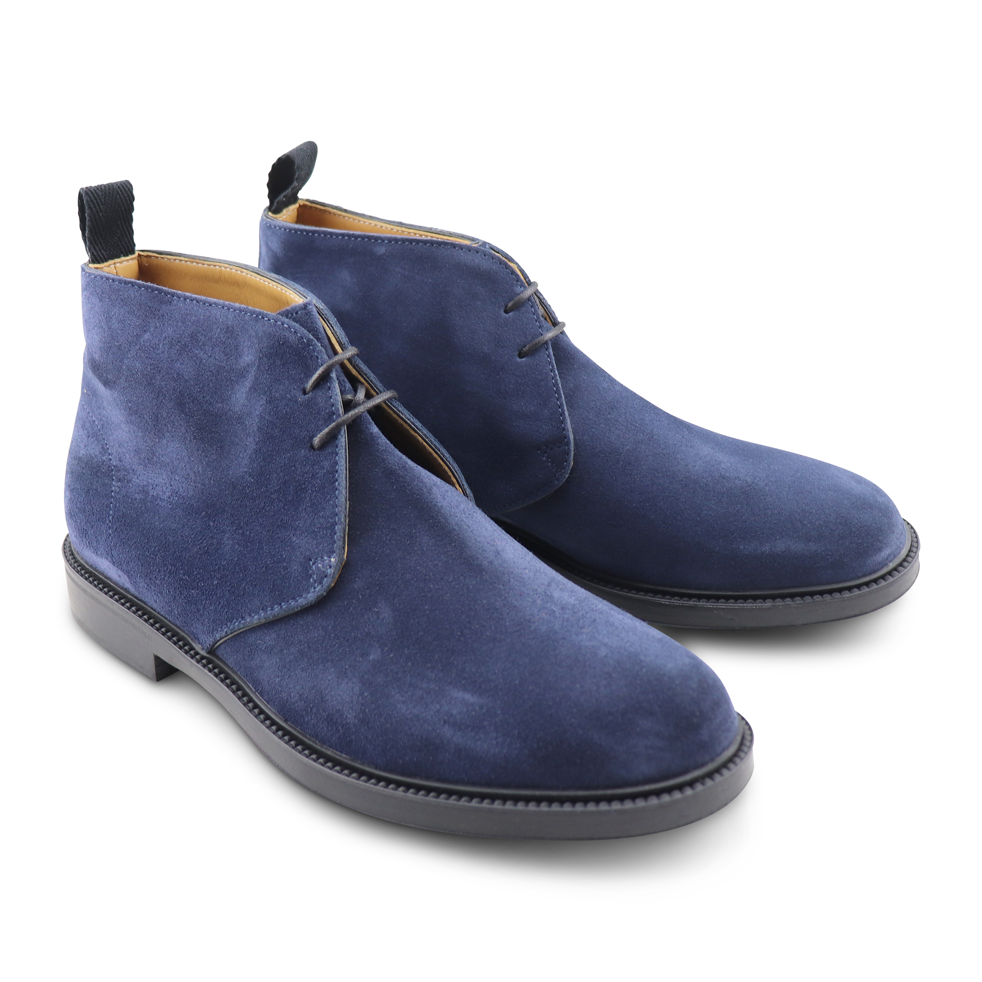 Polacchina indaco in camoscio