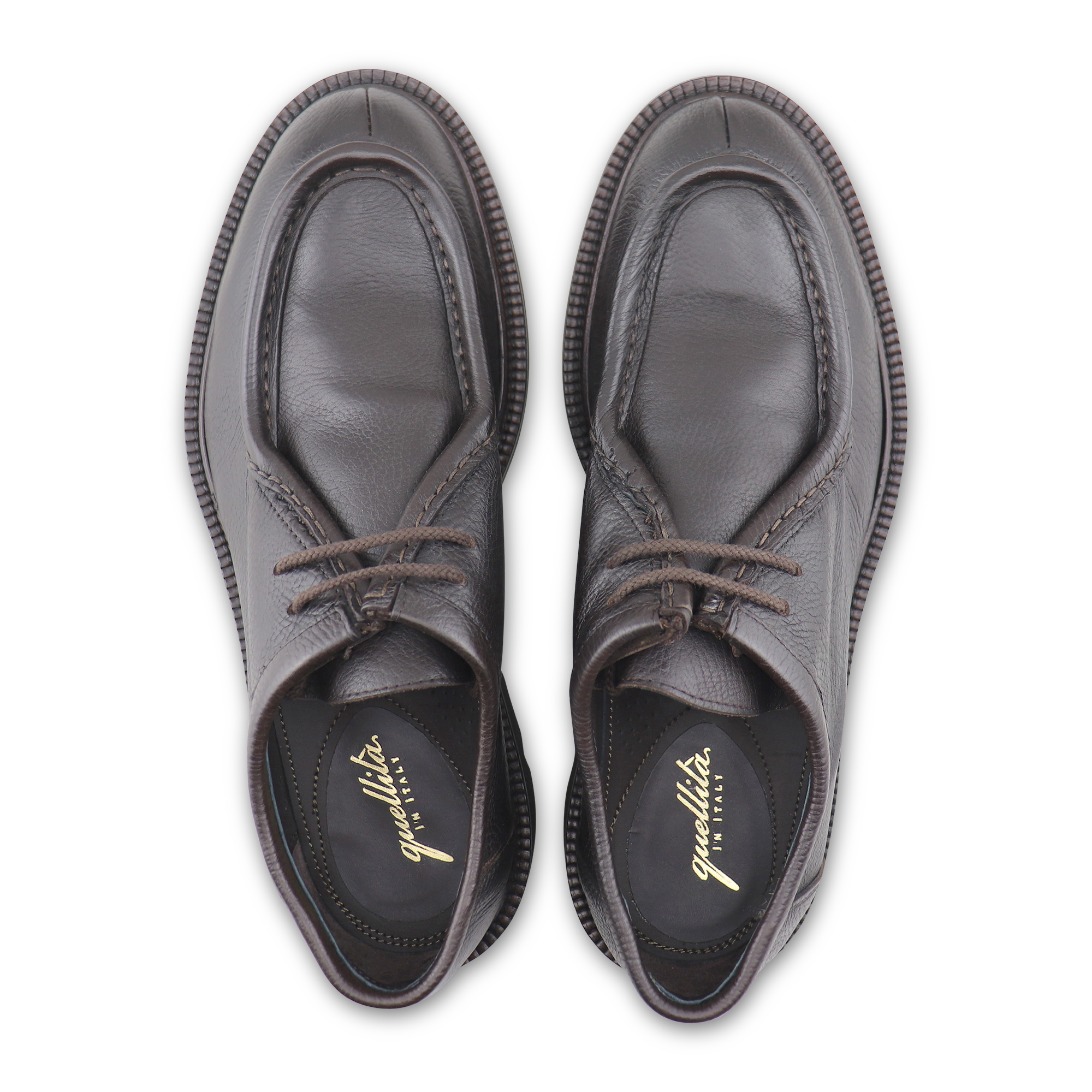 Engineer dark brown leather