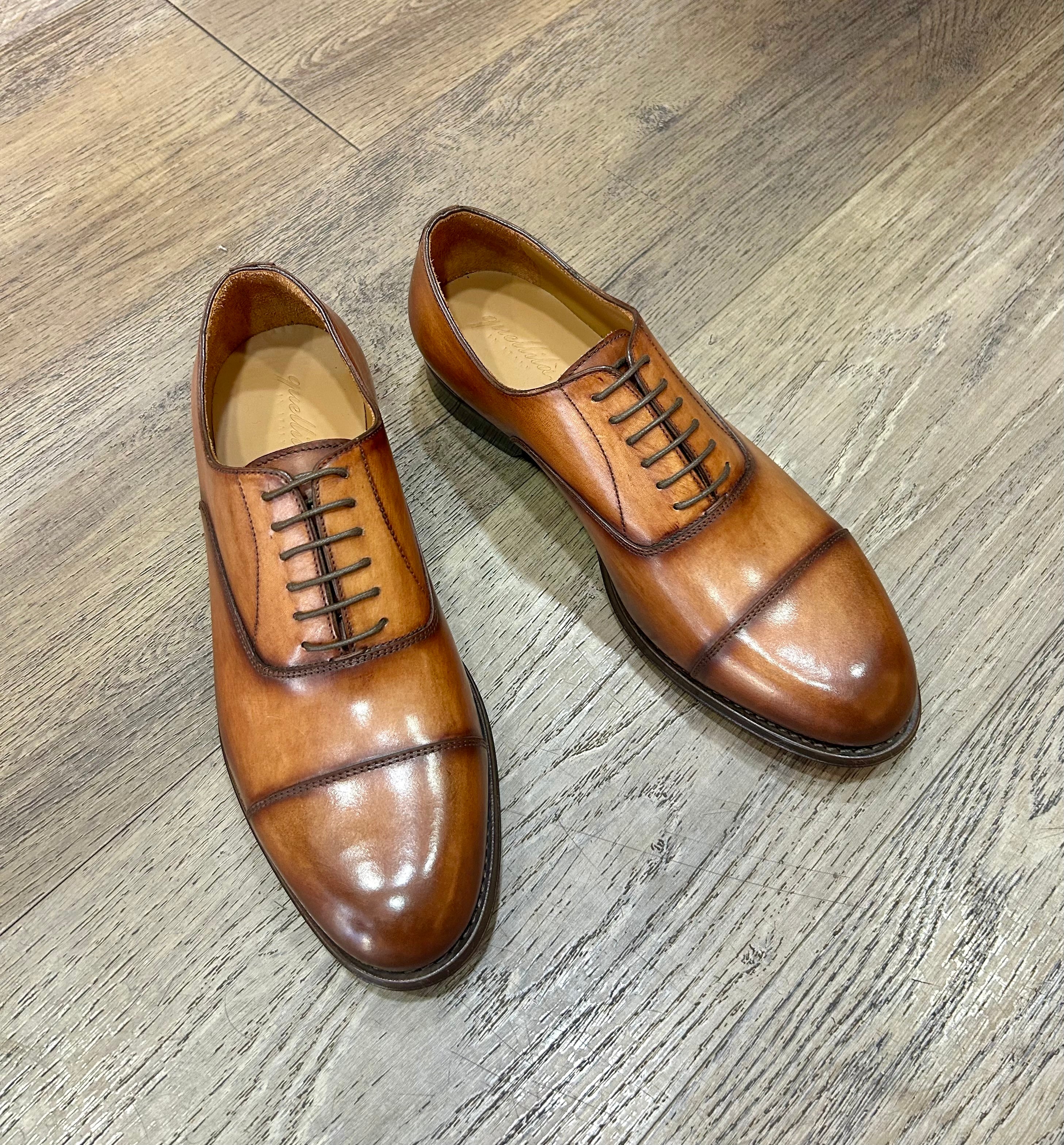 Brisee leather brogue