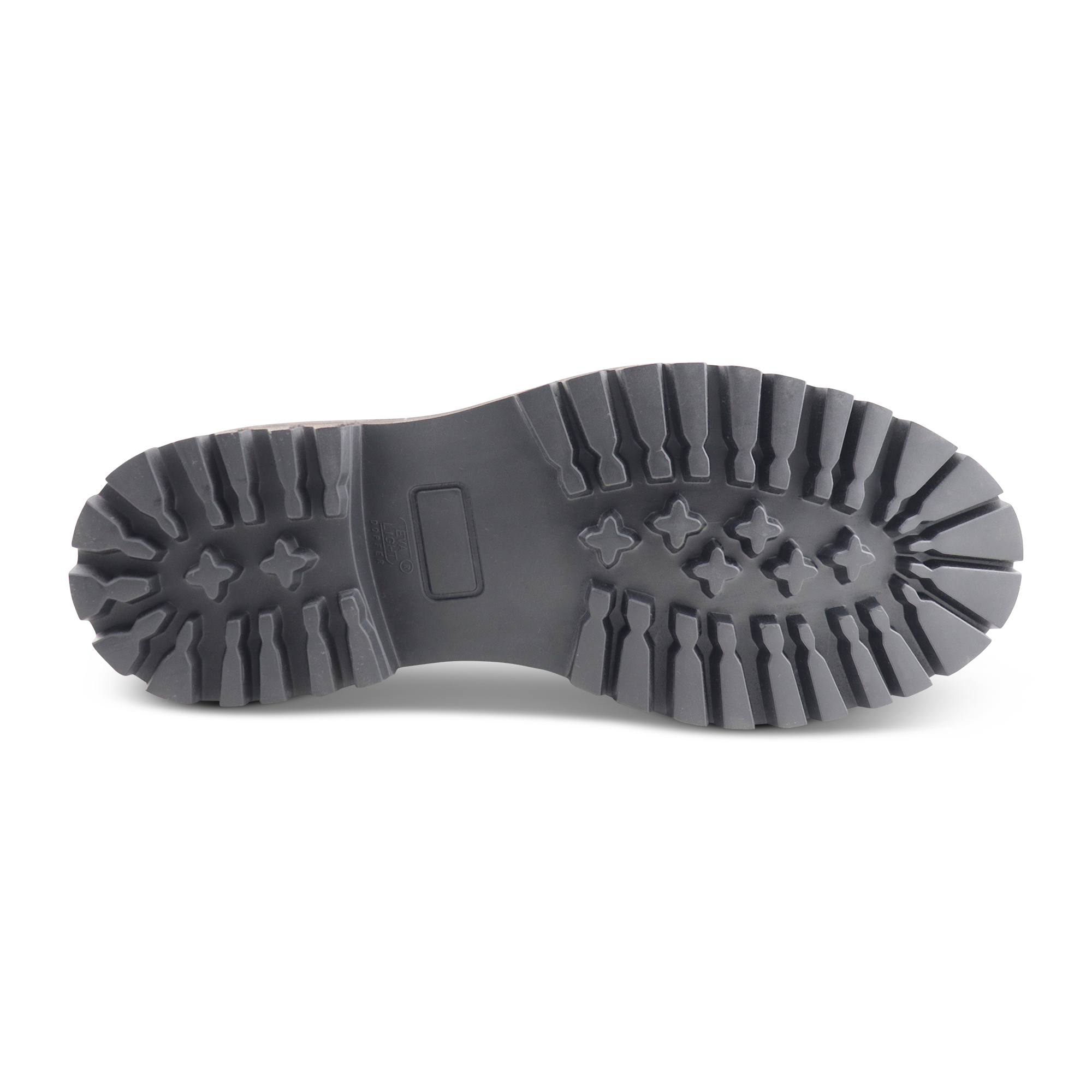 Dark brown leather engineer derby