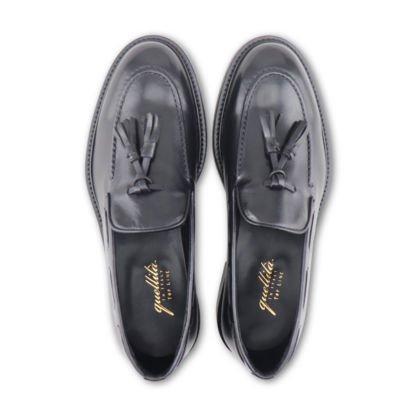 Black leather tassels