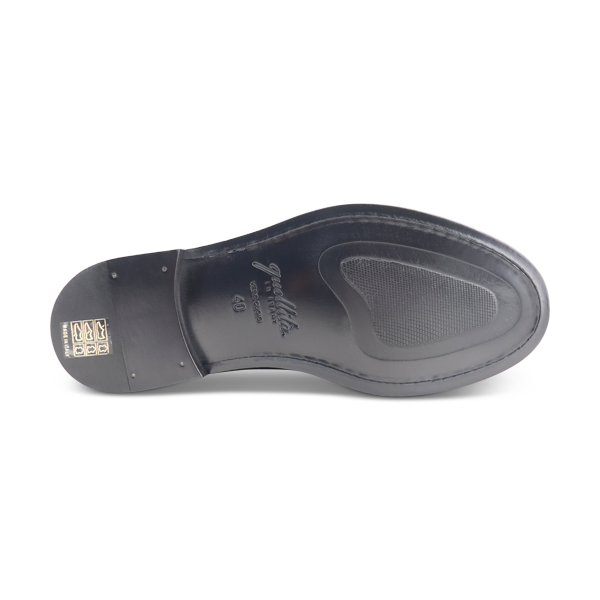 Black leather tassels