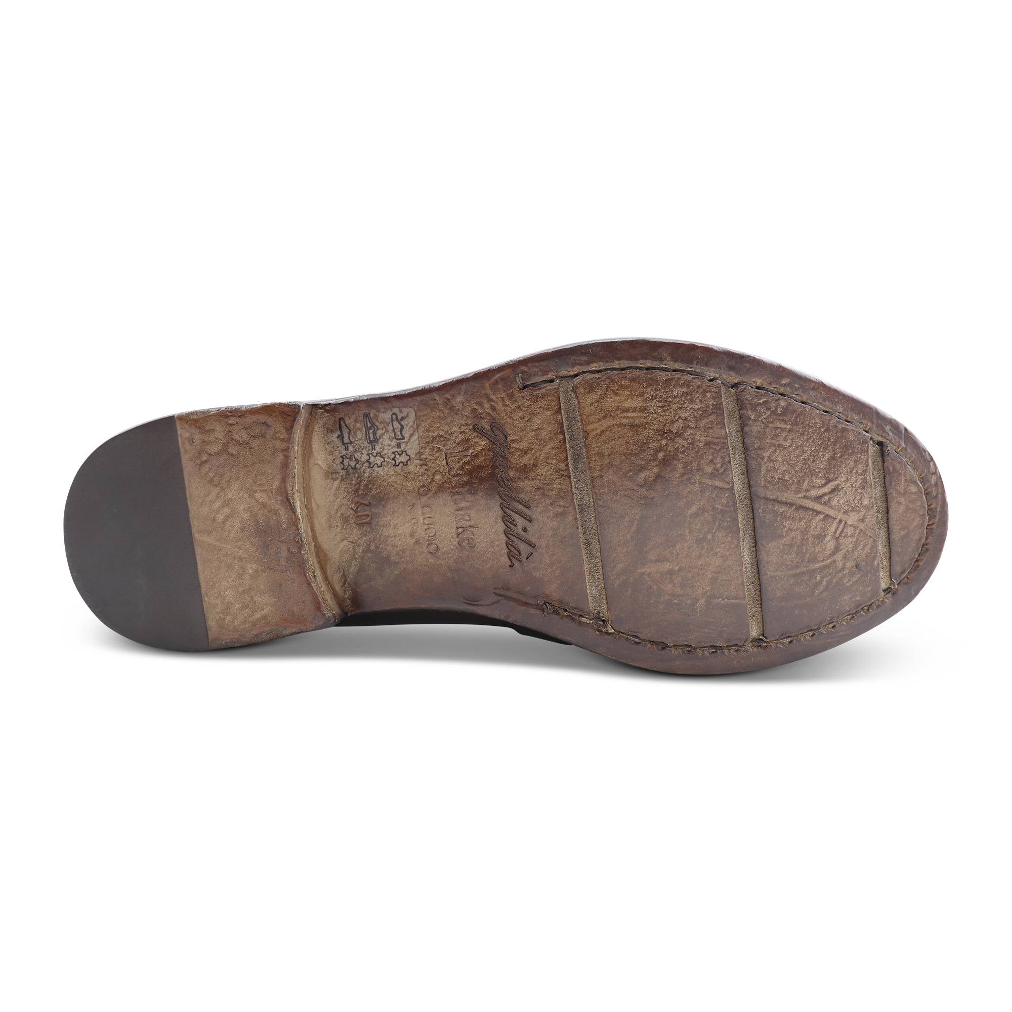 Dark buffalo buckle and fringe