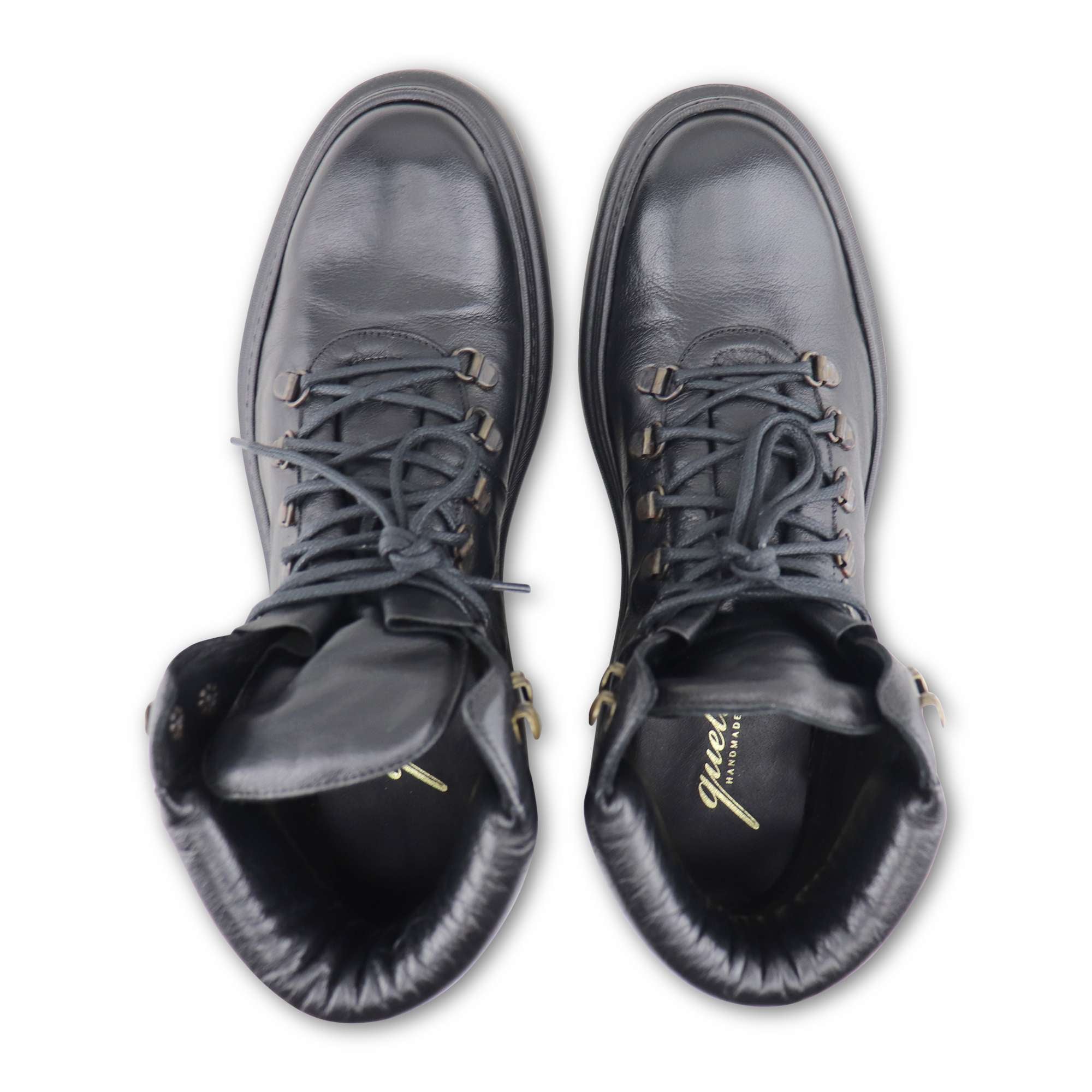 Black buffalo ankle boots