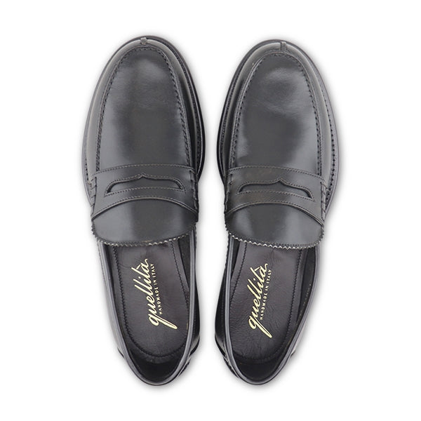 Dark brown leather college