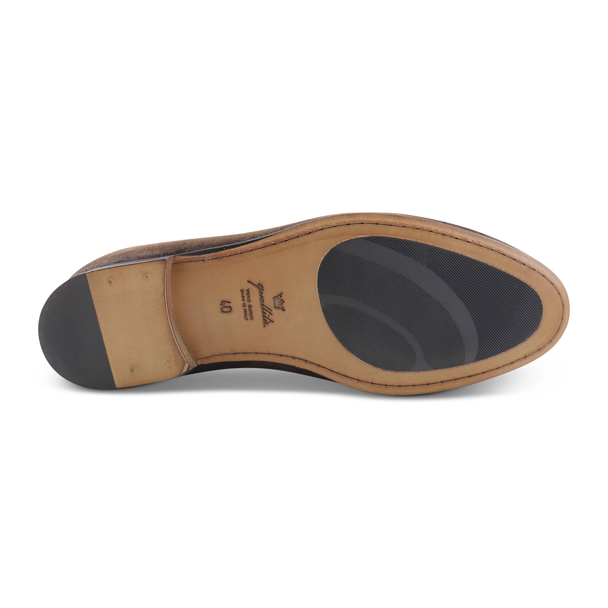 Slippers camoscio testa di moro