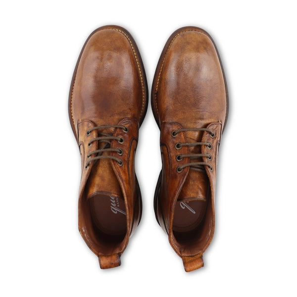 Buffalo leather ankle boot