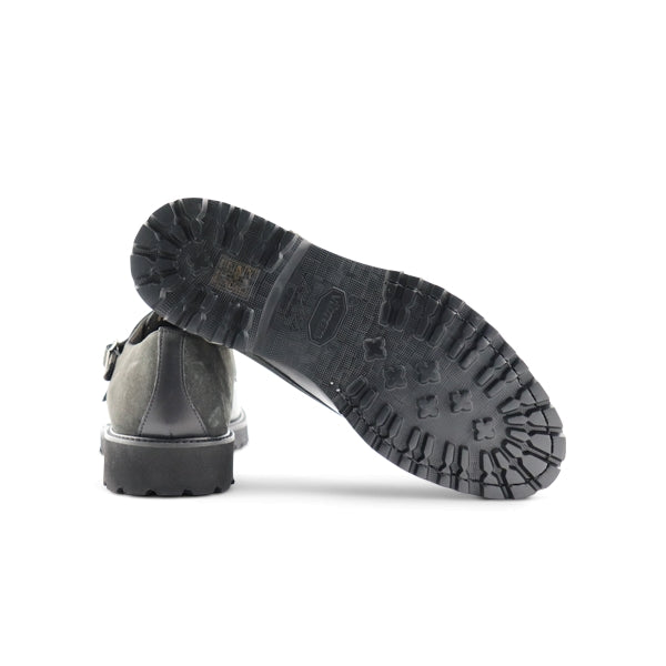 Scarpe con doppia fibbia con suola in vibram extralight