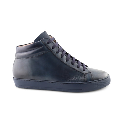 Sneakers alte in pelle