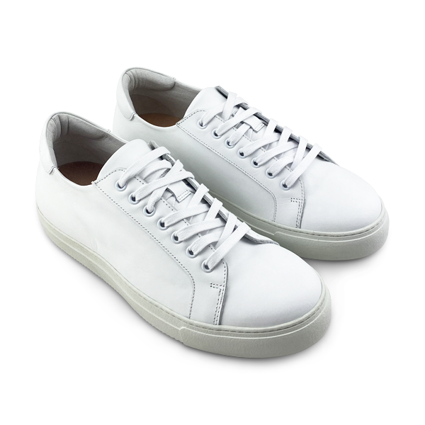 Vibram White Leather Sneakers