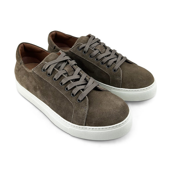 Vibram sneakers in taupe suede