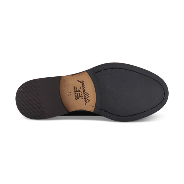 Stivaletti con suola in cuoio cucita