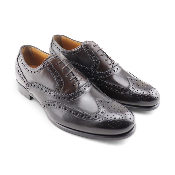 Scarpe Francesine in pelle testa di moro