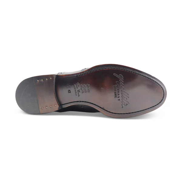 Scarpe Francesine con suola in cuoio cucita