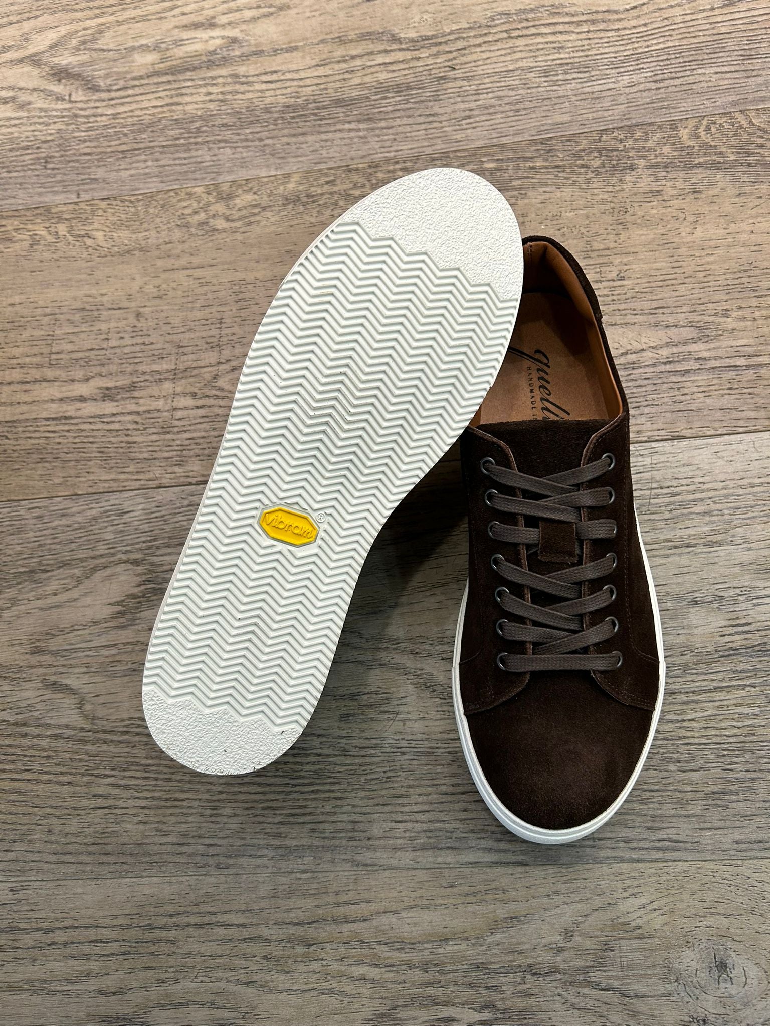 Vibram Chocolate Suede Sneakers