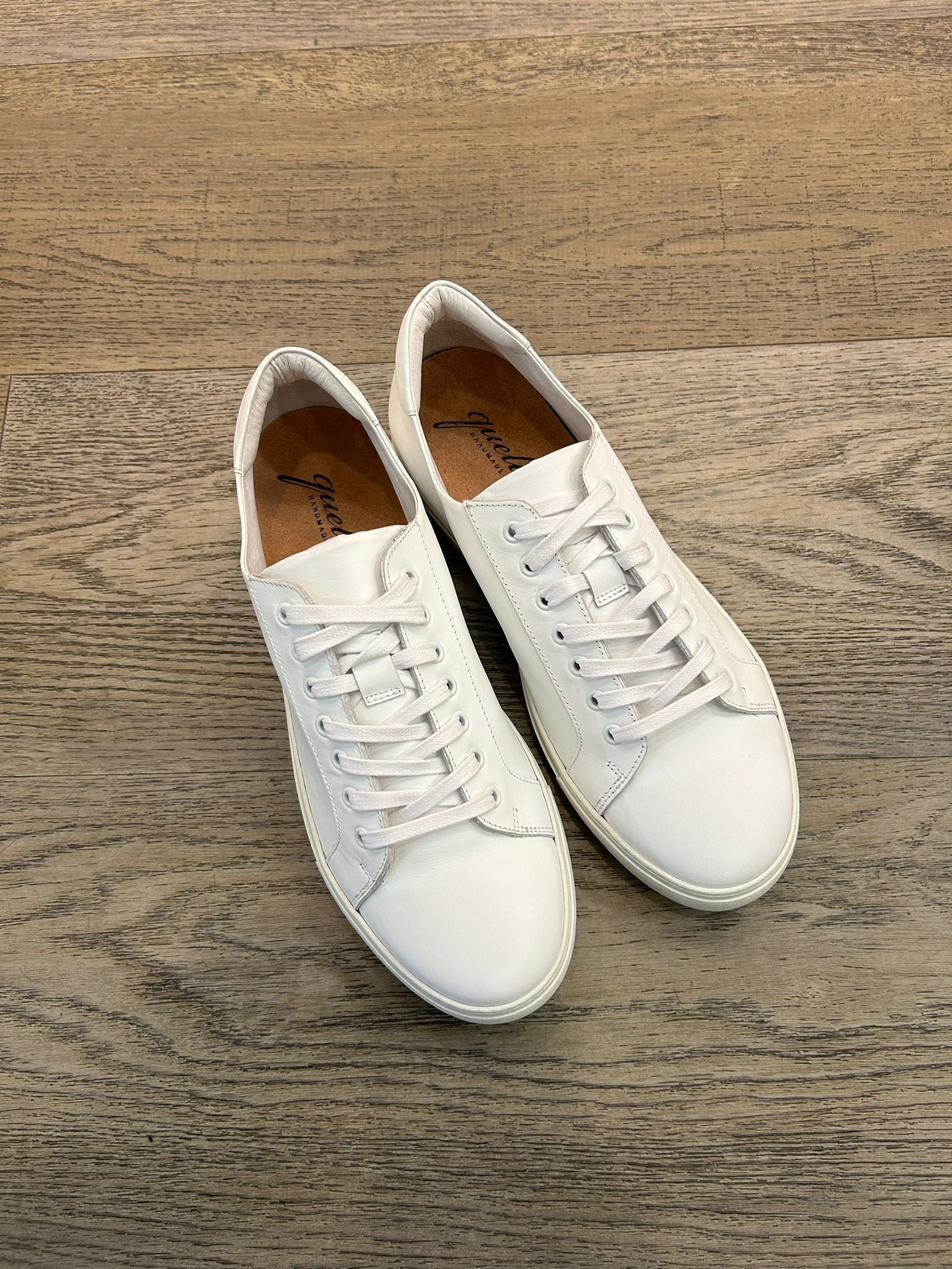 Vibram White Leather Sneakers