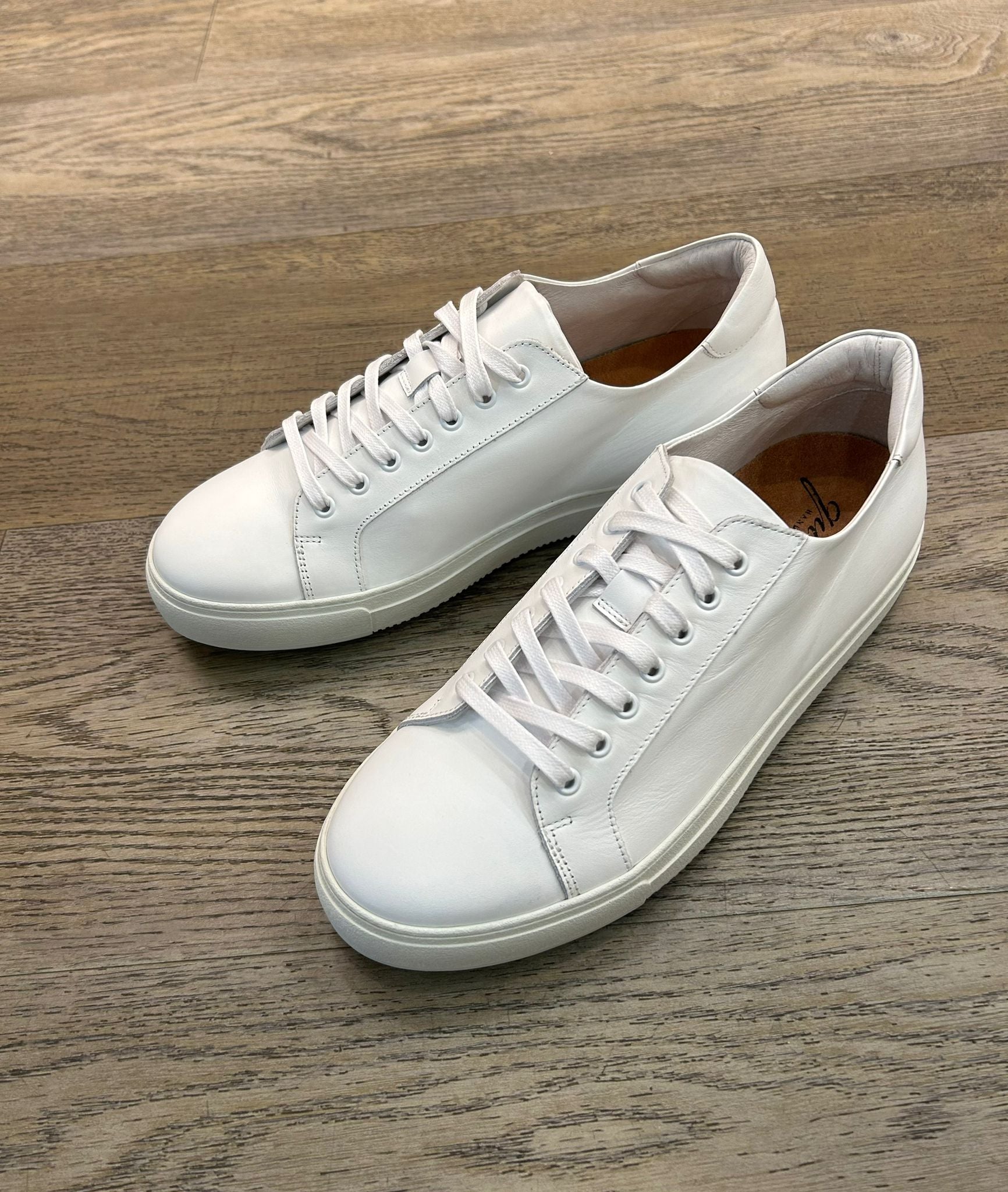 Vibram White Leather Sneakers