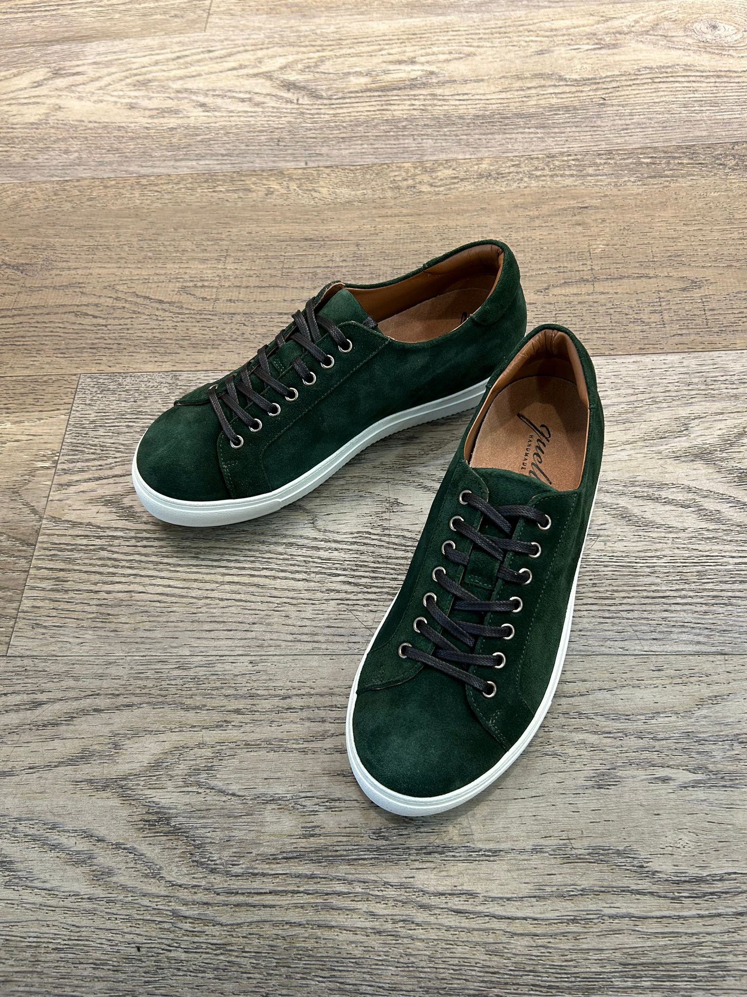 Vibram Sneakers in Emerald Suede