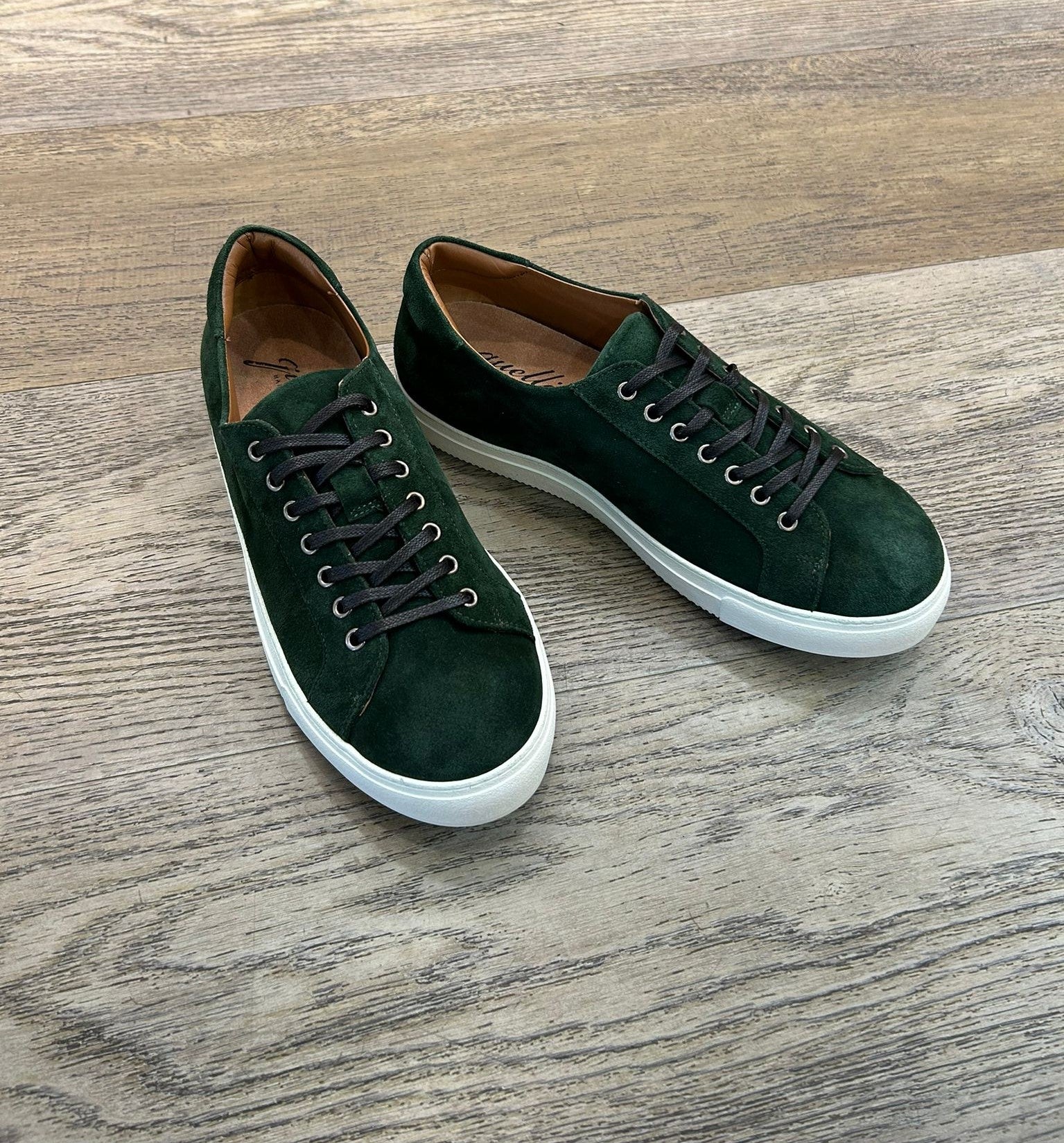 Vibram Sneakers in Emerald Suede