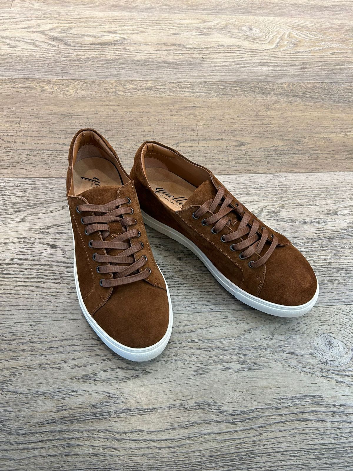 Vibram sneakers in leather suede