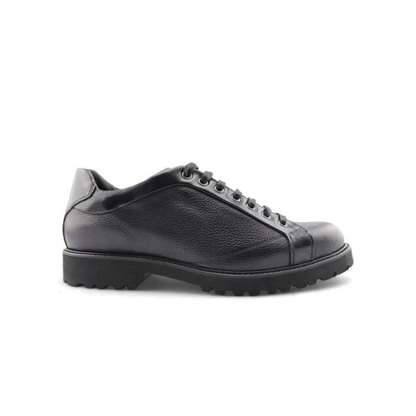 Scarpe Derby nere in pelle