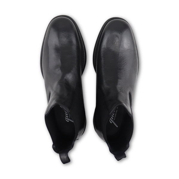 Black Buffalo Leather Beatles