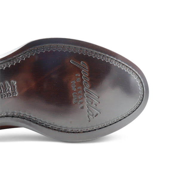 Scarpe Francesine con suola in cuoio cucita a mano