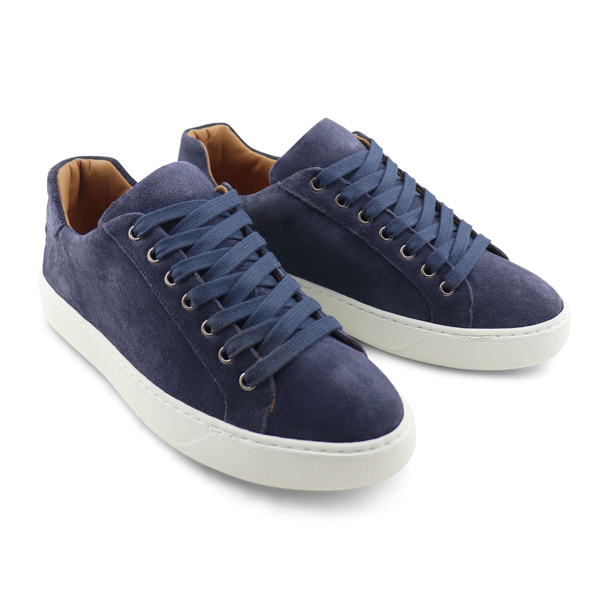 Sneakers royal in camoscio