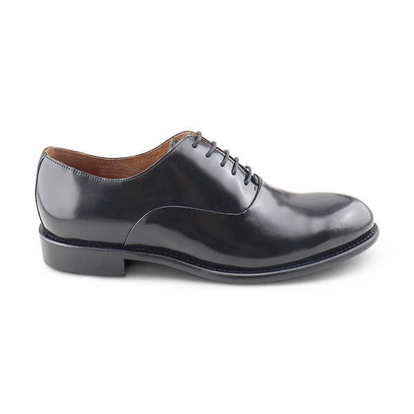 Black brushed leather brogue