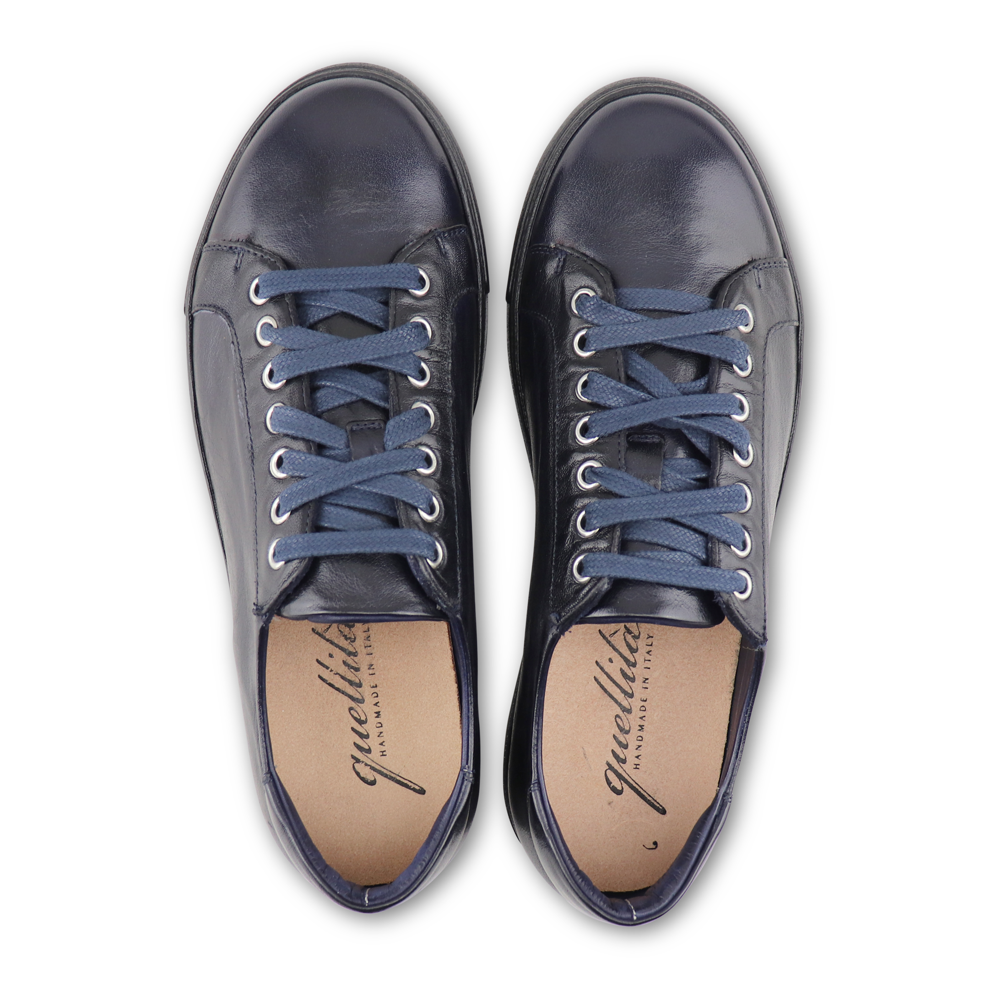 Sneakers Vibram in bufalo blu