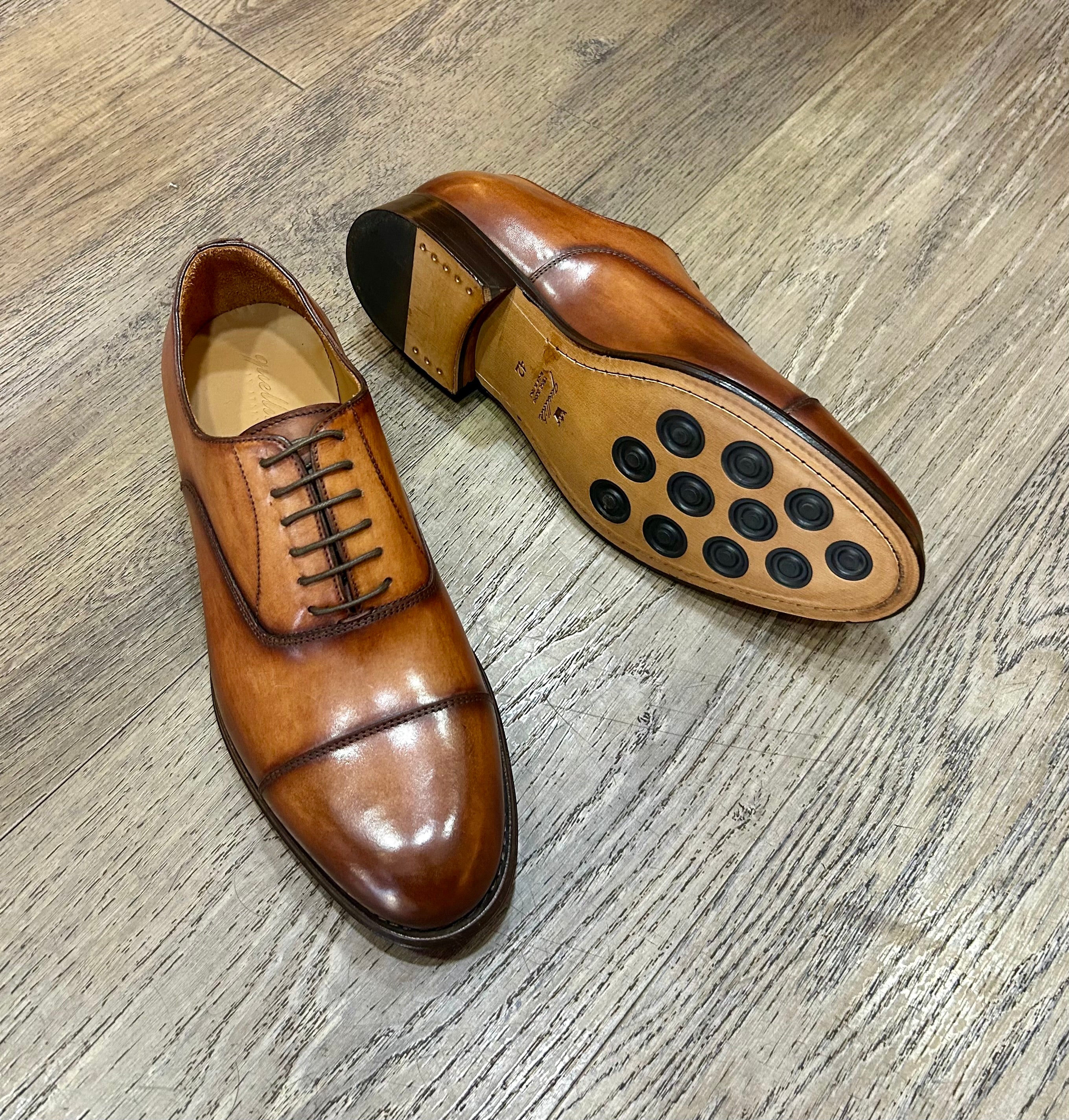 Brisee leather brogue