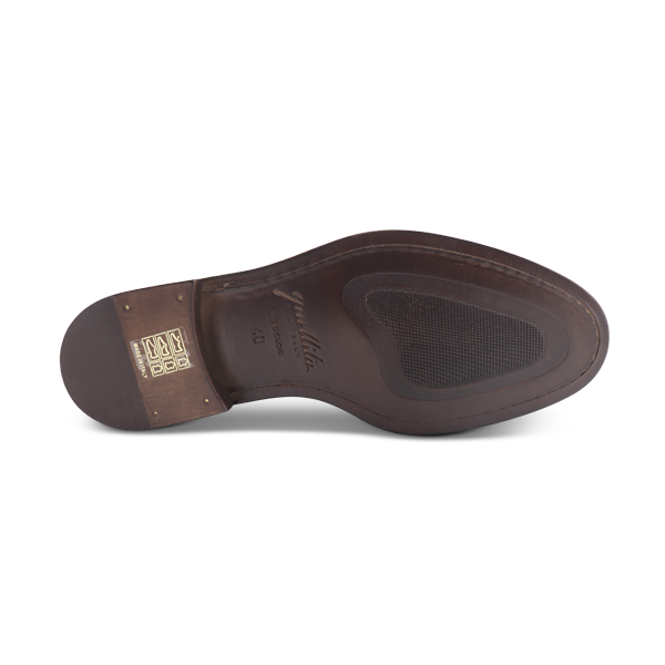 Slippers testa di moro in pelle