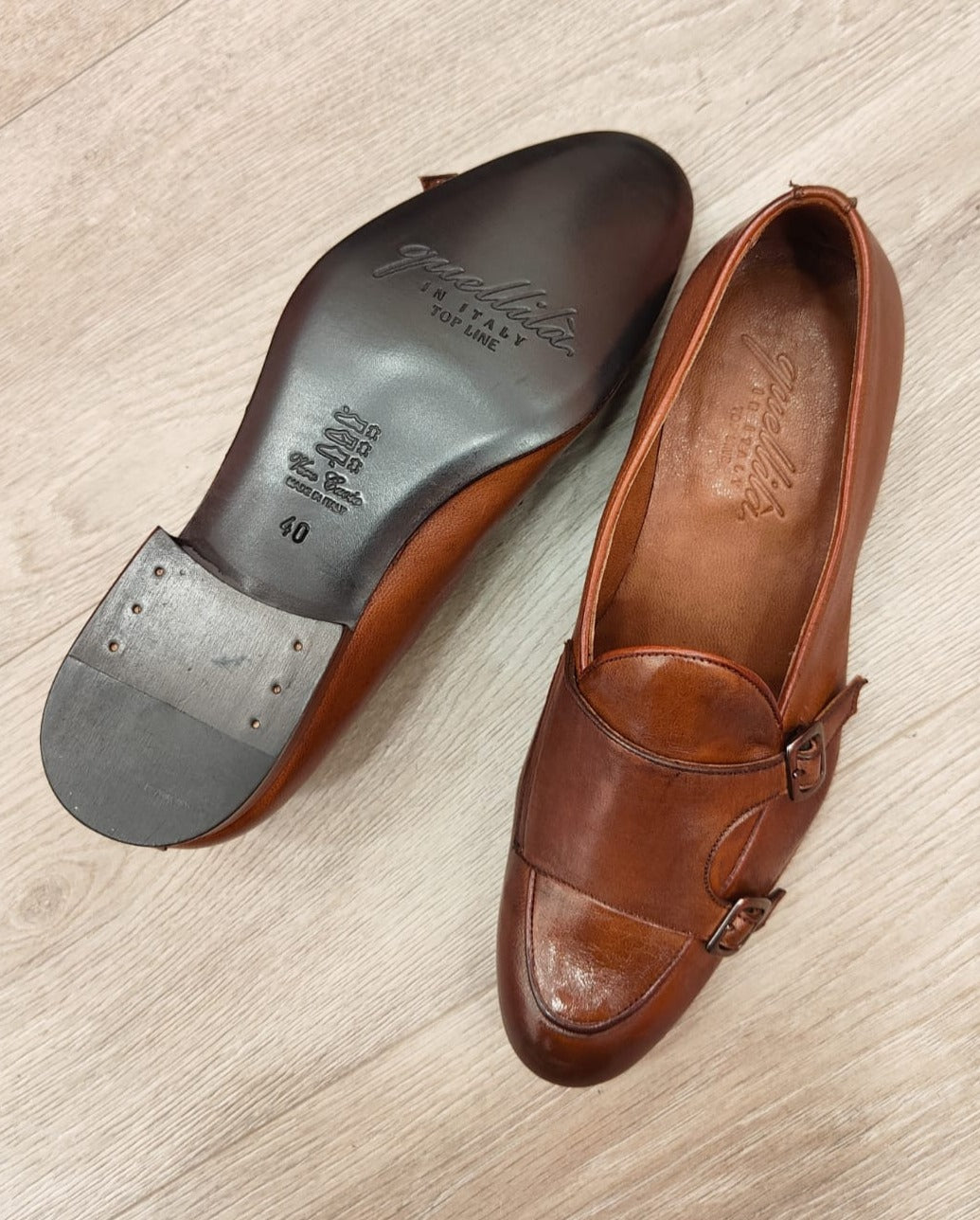 Slippers Buckle leather leather