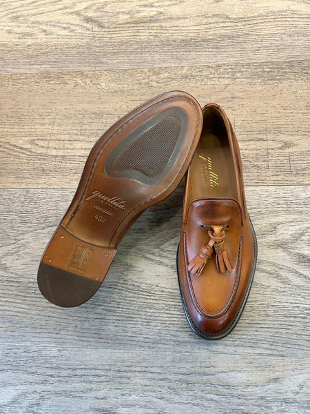Slippers in pelle cuoio