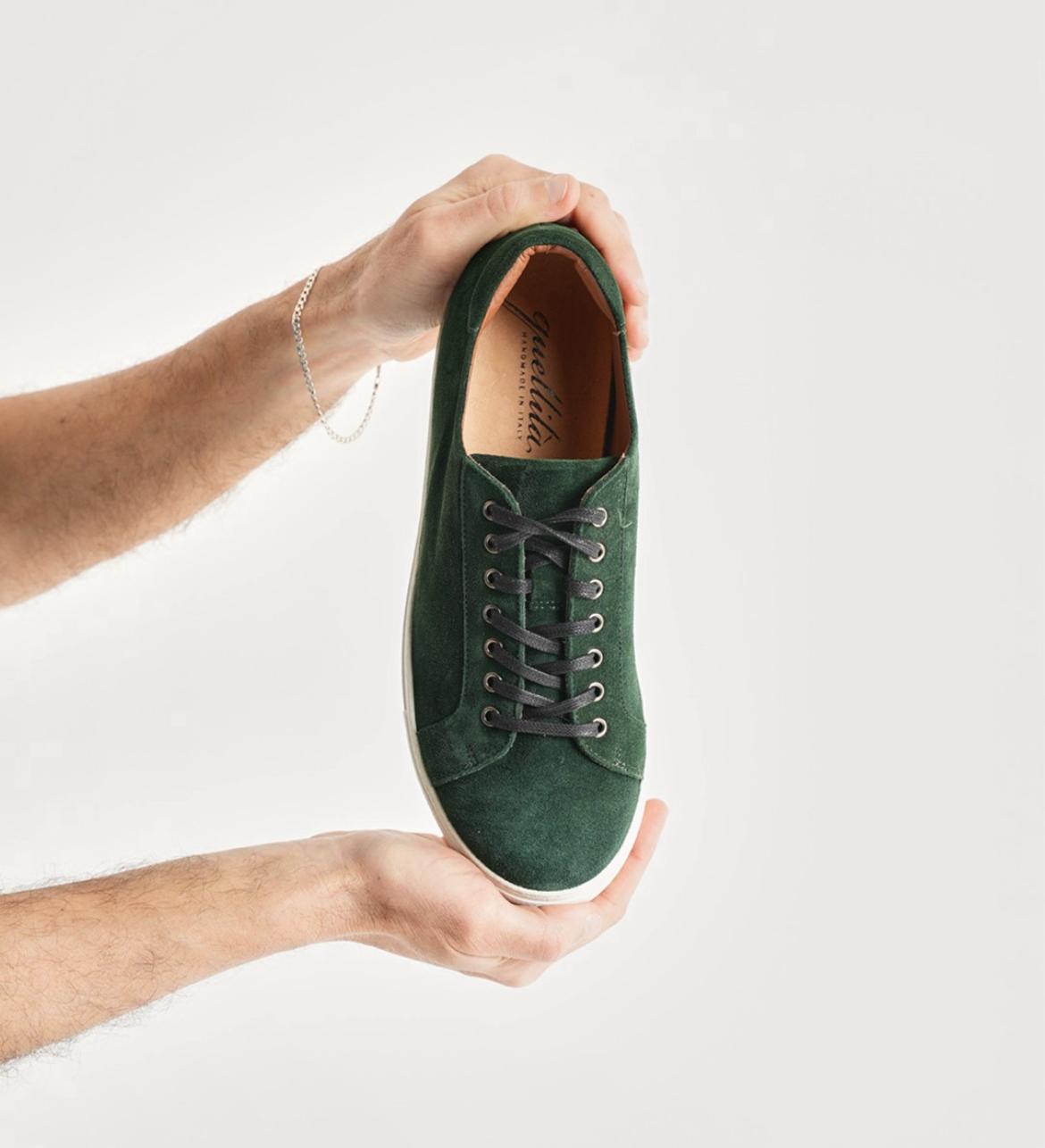 Vibram Sneakers in Emerald Suede