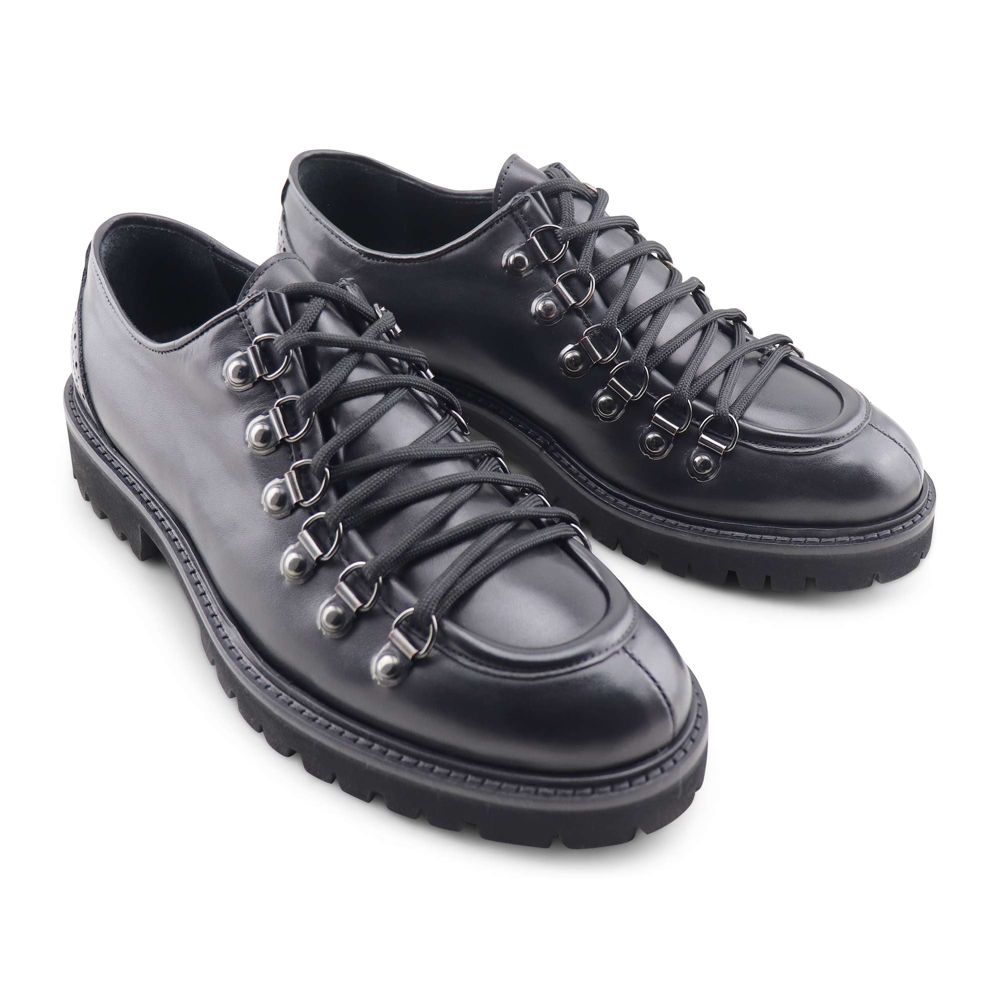 Pedula nero in pelle